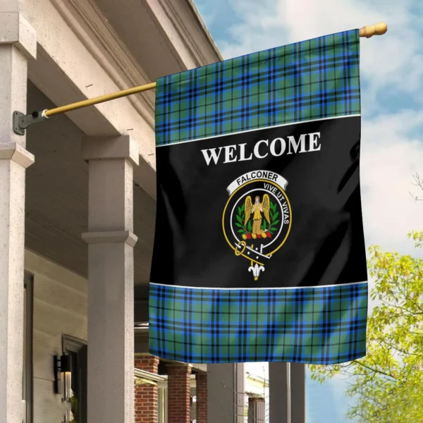 Tartanclans Falconer Flag, Welcome Tartan Day Garden Flag - Image 2