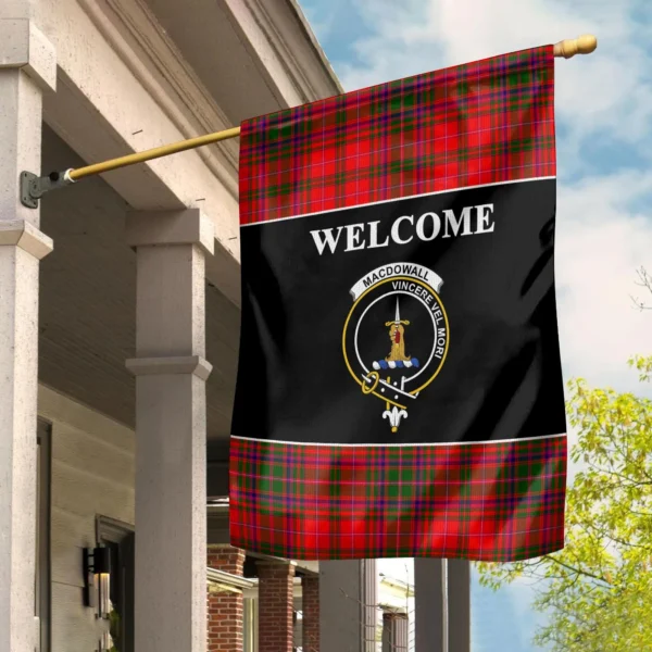 Tartanclans MacDowall (of Garthland) Flag, Welcome Tartan Day Garden Flag - Image 2