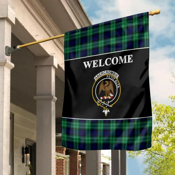 Tartanclans Abercrombie Flag, Welcome Tartan Day Garden Flag - Image 2