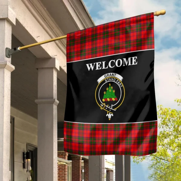 Tartanclans Grant Flag, Welcome Tartan Day Garden Flag - Image 2