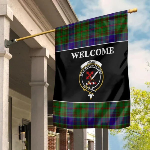 Tartanclans Adam Flag, Welcome Tartan Day Garden Flag - Image 2