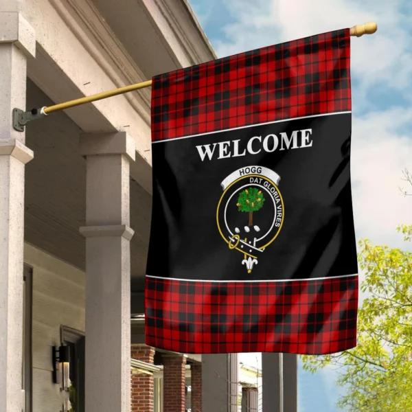 Tartanclans Hogg (or Hog) Flag, Welcome Tartan Day Garden Flag - Image 2