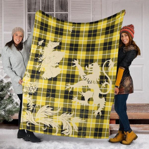 Barclay Dress Modern Clan Blanket, Scottish Tartan Barclay Dress Modern Clans Blanket Thistle Map Style - Image 2