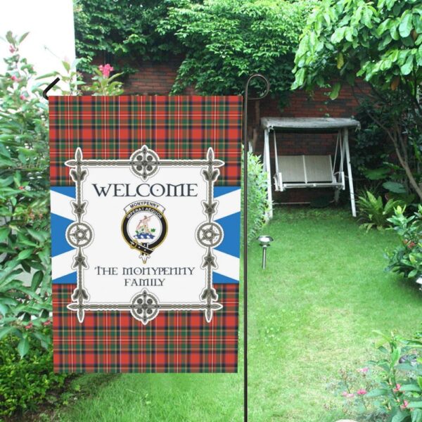 The Monypenny Clan Garden Flag, Scottish Tartan The Monypenny Clans Garden Flag New Style - Image 4