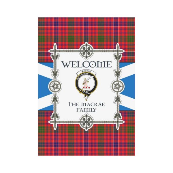 The Macrae Clan Garden Flag, Scottish Tartan The Macrae Clans Garden Flag New Style - Image 2