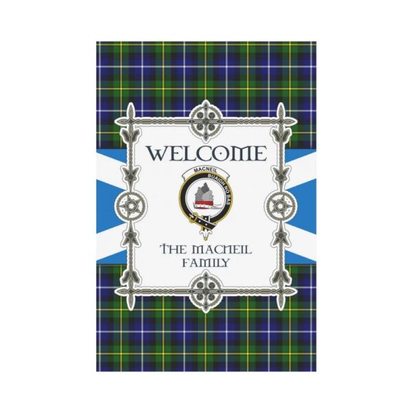 The Macneil Clan Garden Flag, Scottish Tartan The Macneil Clans Garden Flag New Style - Image 2