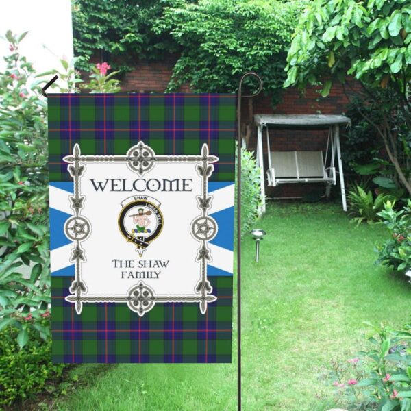 Shaw Clan Garden Flag, Scottish Tartan Shaw Clans Garden Flag New Style - Image 4