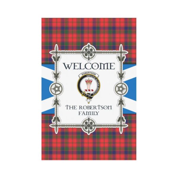 The Robertson Clan Garden Flag, Scottish Tartan The Robertson Clans Garden Flag New Style - Image 2