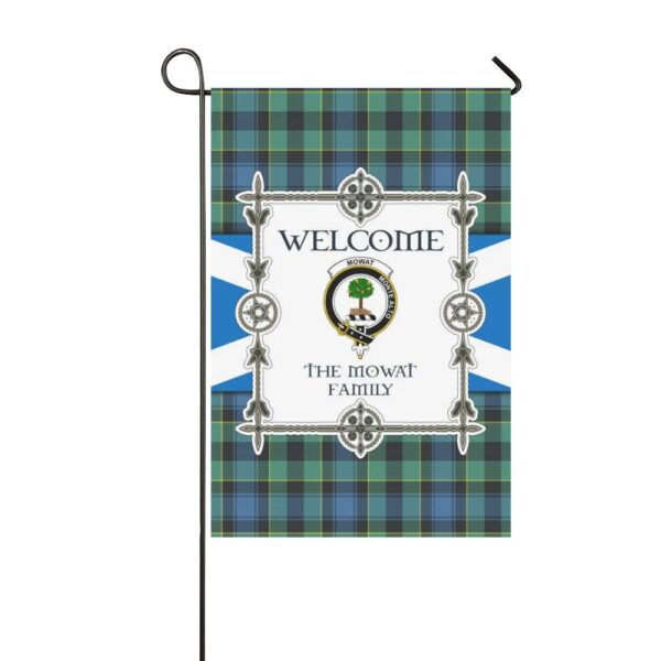 The Mowat Clan Garden Flag, Scottish Tartan The Mowat Clans Garden Flag New Style - Image 3