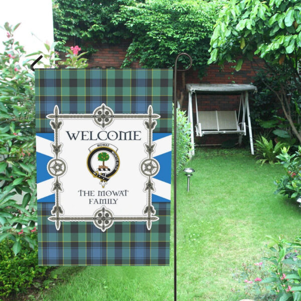 The Mowat Clan Garden Flag, Scottish Tartan The Mowat Clans Garden Flag New Style - Image 4