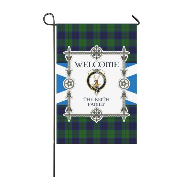 Keith Clan Garden Flag, Scottish Tartan Keith Clans Garden Flag New Style - Image 4