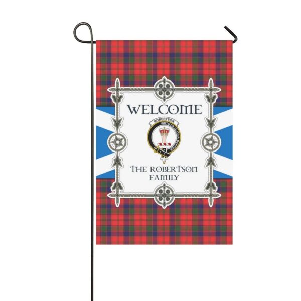 The Robertson Clan Garden Flag, Scottish Tartan The Robertson Clans Garden Flag New Style - Image 3