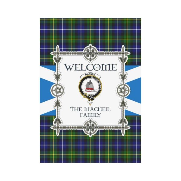 The Macneil Clan Garden Flag, Scottish Tartan The Macneil Clans Garden Flag New Style