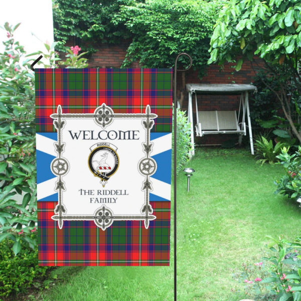 The Riddell Clan Garden Flag, Scottish Tartan The Riddell Clans Garden Flag New Style - Image 4