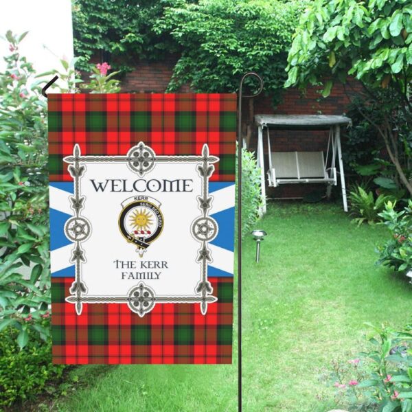 Kerr Clan Garden Flag, Scottish Tartan Kerr Clans Garden Flag New Style - Image 4