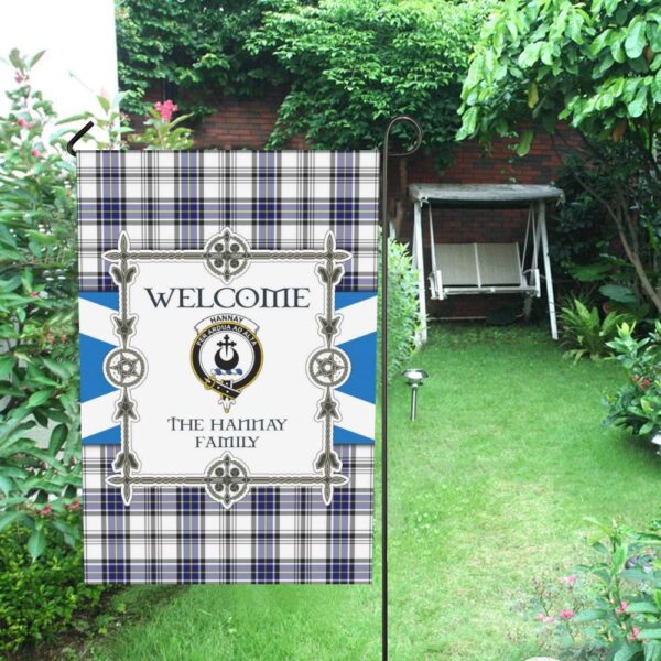 Hannay Clan Garden Flag, Scottish Tartan Hannay Clans Garden Flag New Style - Image 4