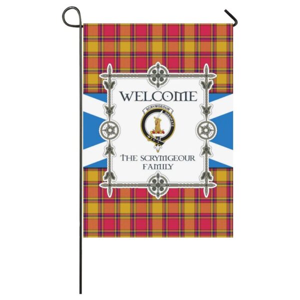 The Scrymgeour Clan Garden Flag, Scottish Tartan The Scrymgeour Clans Garden Flag New Style - Image 3