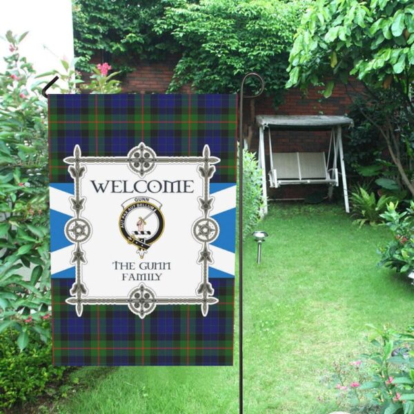 Gunn Clan Garden Flag, Scottish Tartan Gunn Clans Garden Flag New Style - Image 4