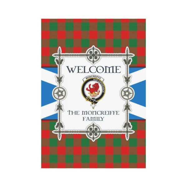 The Moncreiffe Clan Garden Flag, Scottish Tartan The Moncreiffe Clans Garden Flag New Style