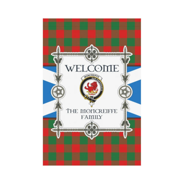 The Moncreiffe Clan Garden Flag, Scottish Tartan The Moncreiffe Clans Garden Flag New Style - Image 2