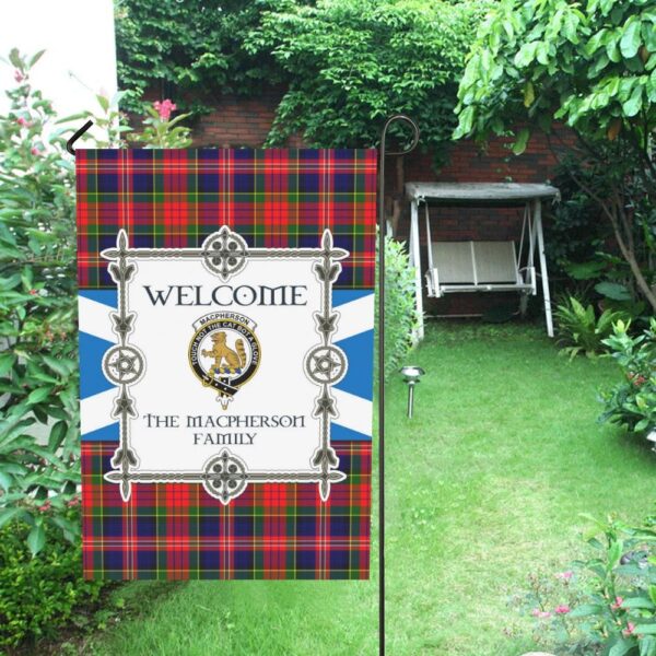 The Macpherson Clan Garden Flag, Scottish Tartan The Macpherson Clans Garden Flag New Style - Image 4