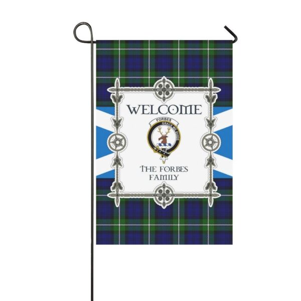 Forbes Clan Garden Flag, Scottish Tartan Forbes Clans Garden Flag New Style - Image 3