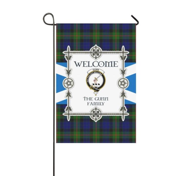 Gunn Clan Garden Flag, Scottish Tartan Gunn Clans Garden Flag New Style - Image 3