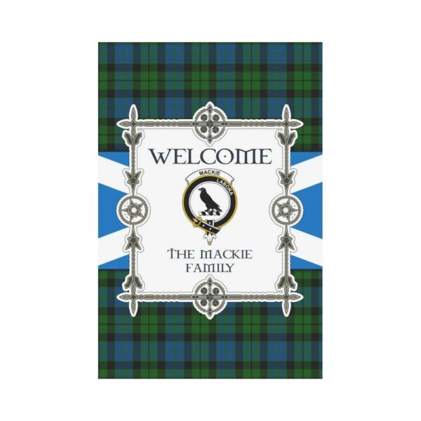 Mackie Clan Garden Flag, Scottish Tartan Mackie Clans Garden Flag New Style - Image 2