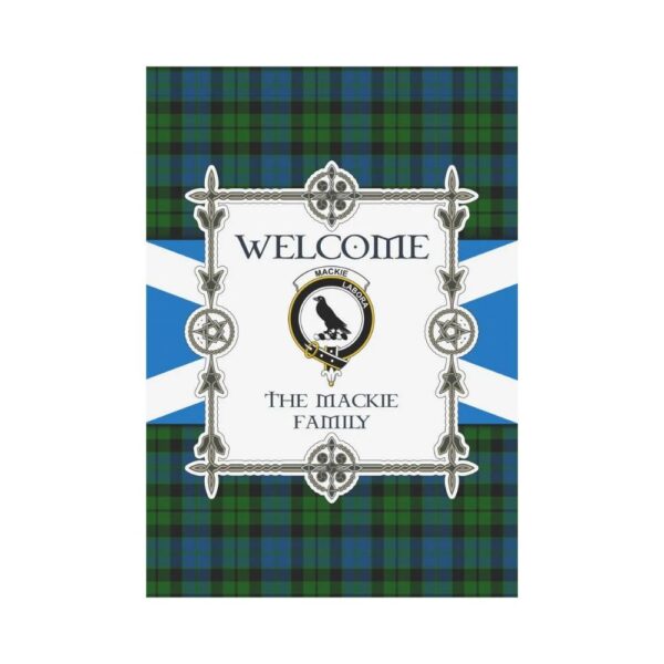 Mackie Clan Garden Flag, Scottish Tartan Mackie Clans Garden Flag New Style