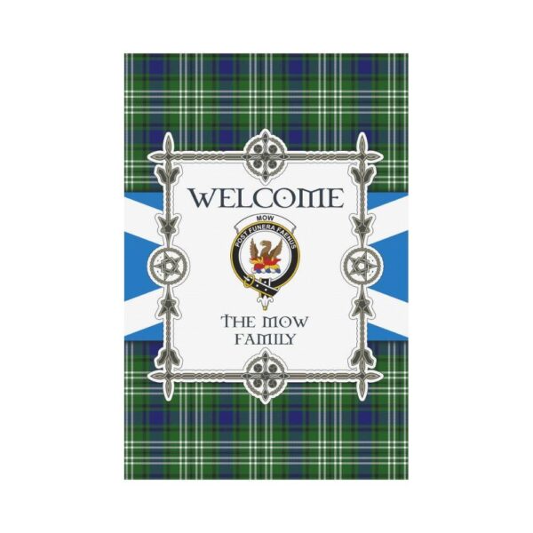 Mow Clan Garden Flag, Scottish Tartan Mow Clans Garden Flag New Style - Image 2