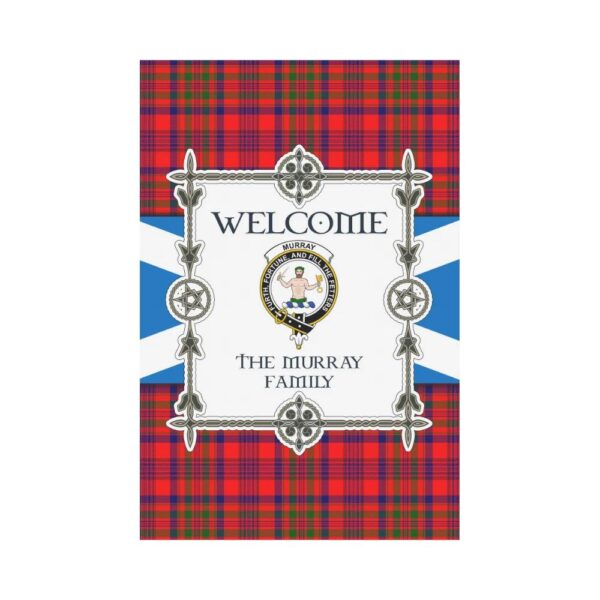 The Murray Clan Garden Flag, Scottish Tartan The Murray Clans Garden Flag New Style - Image 2