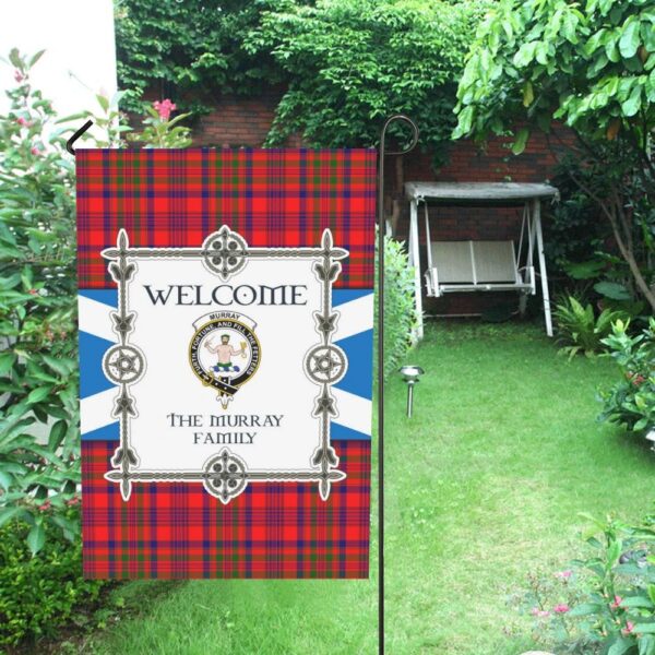 The Murray Clan Garden Flag, Scottish Tartan The Murray Clans Garden Flag New Style - Image 4