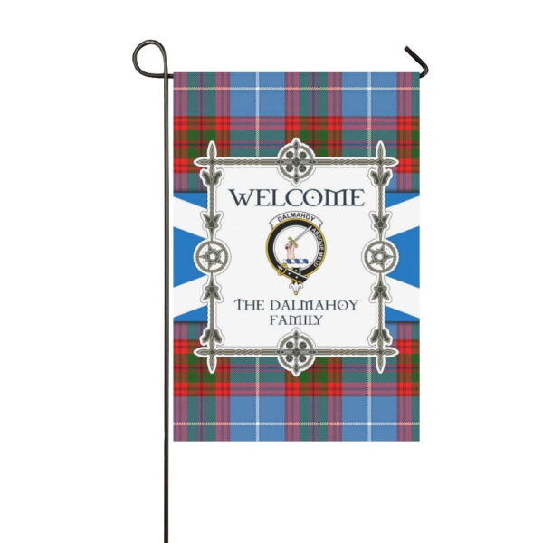 Dalmahoy Clan Garden Flag, Scottish Tartan Dalmahoy Clans Garden Flag New Style - Image 3