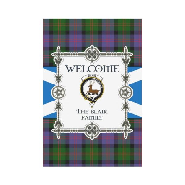 Blair Clan Garden Flag, Scottish Tartan Blair Clans Garden Flag New Style