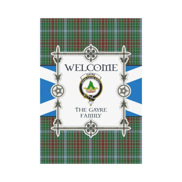 Gayre Clan Garden Flag, Scottish Tartan Gayre Clans Garden Flag New Style - Image 2