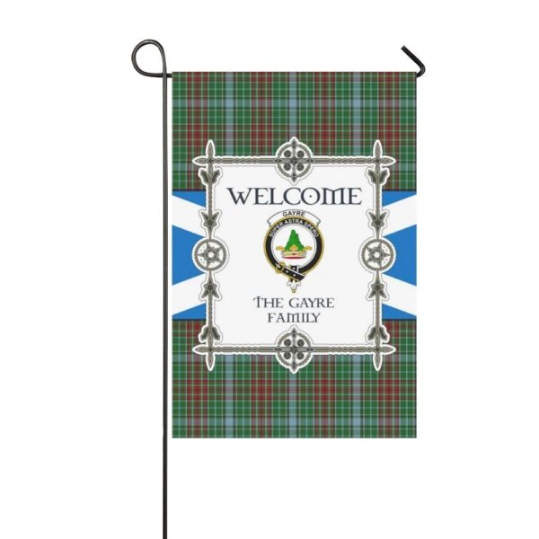 Gayre Clan Garden Flag, Scottish Tartan Gayre Clans Garden Flag New Style - Image 3