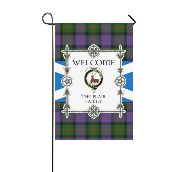 Blair Clan Garden Flag, Scottish Tartan Blair Clans Garden Flag New Style - Image 3