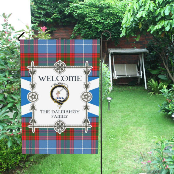 Dalmahoy Clan Garden Flag, Scottish Tartan Dalmahoy Clans Garden Flag New Style - Image 4