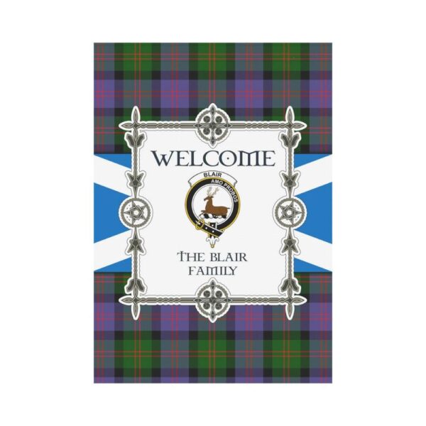 Blair Clan Garden Flag, Scottish Tartan Blair Clans Garden Flag New Style - Image 2