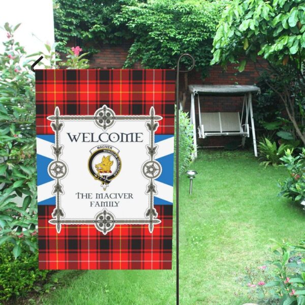 The Maciver Clan Garden Flag, Scottish Tartan The Maciver Clans Garden Flag New Style - Image 4