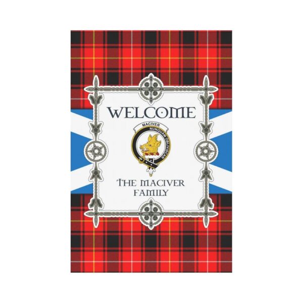 The Maciver Clan Garden Flag, Scottish Tartan The Maciver Clans Garden Flag New Style - Image 2