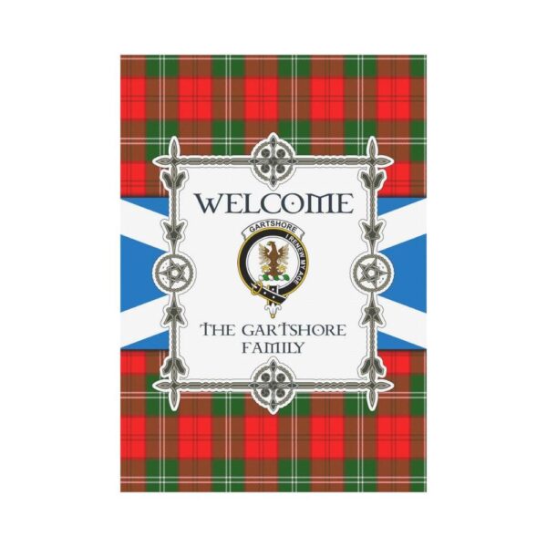 Gartshore Clan Garden Flag, Scottish Tartan Gartshore Clans Garden Flag New Style - Image 2