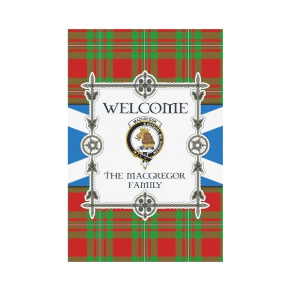 The Macgregor Clan Garden Flag, Scottish Tartan The Macgregor Clans Garden Flag New Style - Image 2