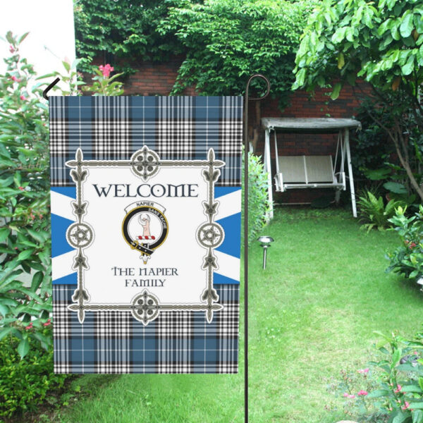 The Napier Clan Garden Flag, Scottish Tartan The Napier Clans Garden Flag New Style - Image 4