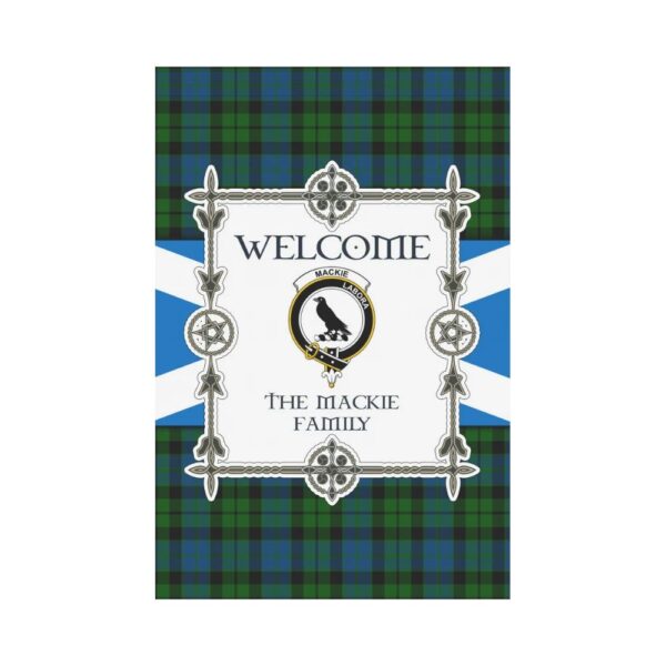 The Mackie Clan Garden Flag, Scottish Tartan The Mackie Clans Garden Flag New Style - Image 2