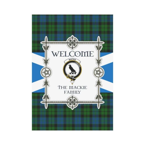 The Mackie Clan Garden Flag, Scottish Tartan The Mackie Clans Garden Flag New Style