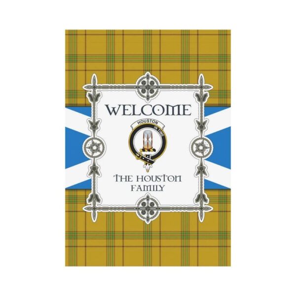 Houston Clan Garden Flag, Scottish Tartan Houston Clans Garden Flag New Style - Image 2