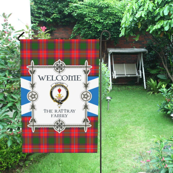 The Rattray Clan Garden Flag, Scottish Tartan The Rattray Clans Garden Flag New Style - Image 4