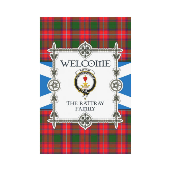 The Rattray Clan Garden Flag, Scottish Tartan The Rattray Clans Garden Flag New Style - Image 2