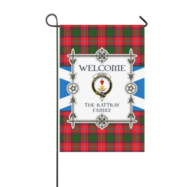 The Rattray Clan Garden Flag, Scottish Tartan The Rattray Clans Garden Flag New Style - Image 3